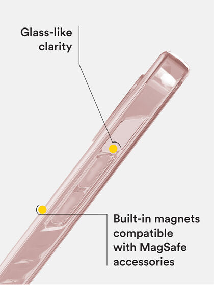 Carve Pink Case with MagSafe for iPhone 14 Plus, , large